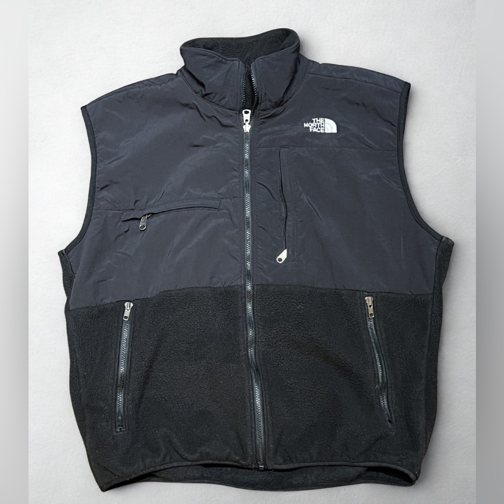 The North Face Denali Fleece Vest Black Full Zip Gorpcore Outdoor Men’s Large